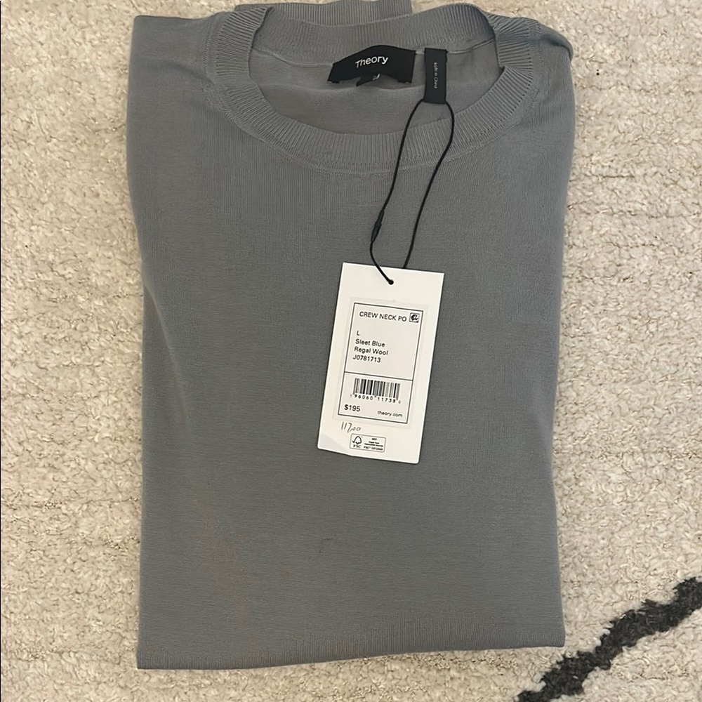 Theory Gray Men's Sweater